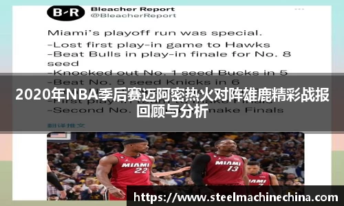2020年NBA季后赛迈阿密热火对阵雄鹿精彩战报回顾与分析